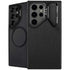 Black Brushed Steel Texture Galaxy S26 Ultra Kickstand Case