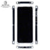 Black Brushed Steel Texture Galaxy Z Flip7 Clear Case