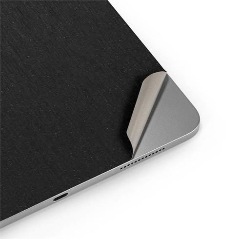 Black Brushed Steel Texture Apple iPad Air Skin