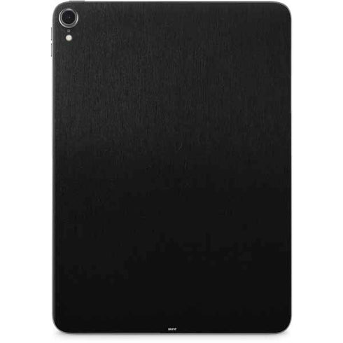 Black Brushed Steel Texture Apple iPad Pro Skin