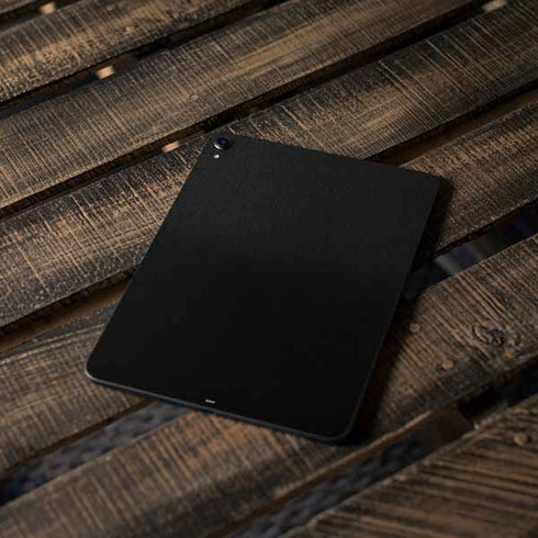 Black Brushed Steel Texture Apple iPad Pro Skin