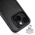 Black Brushed Steel Texture iPhone 14 Kickstand Case