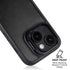 Black Brushed Steel Texture iPhone 14 Plus Kickstand Case