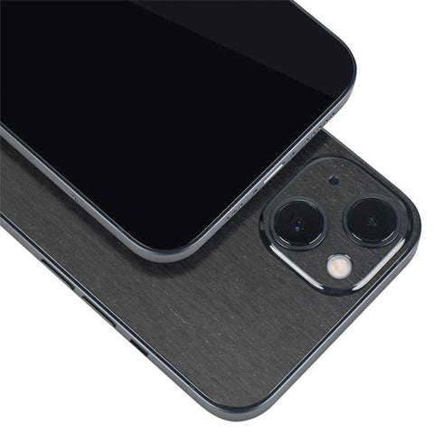 Black Brushed Steel Texture iPhone Skins