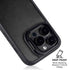Black Brushed Steel Texture iPhone 15 Pro Kickstand Case