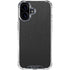 Black Brushed Steel Texture iPhone 16 Plus Clear Case