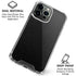 Black Brushed Steel Texture iPhone 16 Pro Clear Case
