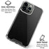 Black Brushed Steel Texture iPhone 16 Pro Max Clear Case
