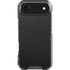 Black Brushed Steel Texture iPhone 17 Air Clear Case