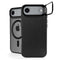 Black Brushed Steel Texture iPhone 17 Air Kickstand Case