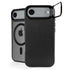 Black Brushed Steel Texture iPhone 17 Air Kickstand Case