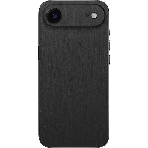 Black Brushed Steel Texture iPhone 17 Air Skin