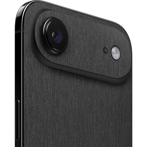Black Brushed Steel Texture iPhone 17 Air Skin