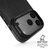 Black Brushed Steel Texture iPhone 17 Pro Kickstand Case