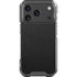 Black Brushed Steel Texture iPhone 18 Pro Clear Case