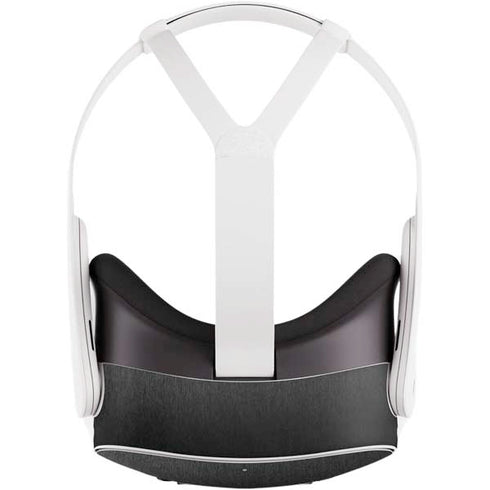 Black Brushed Steel Texture Meta Quest 3S Skin