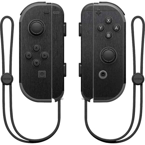 Black Brushed Steel Texture Nintendo Skins