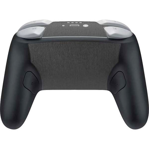 Black Brushed Steel Texture Nintendo Switch 2 (2025) Pro Controller Skin
