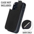 Specialty Vinyl Black Brushed Steel Texture Otterbox Defender iPhone Skin