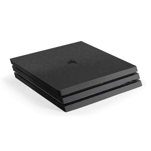 Black Brushed Steel Texture PlayStation PS4 Skins