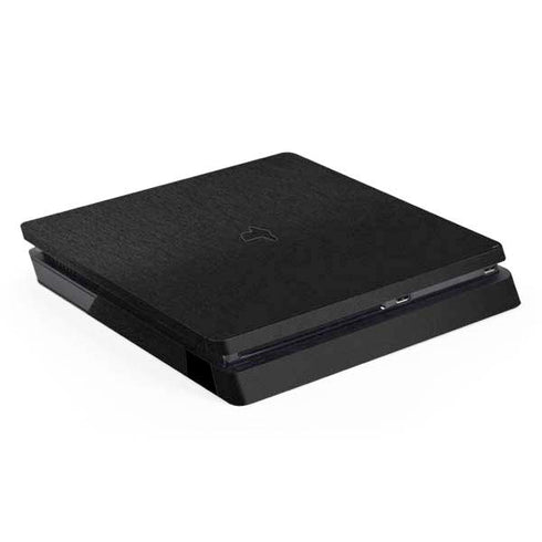Black Brushed Steel Texture PlayStation PS4 Skins