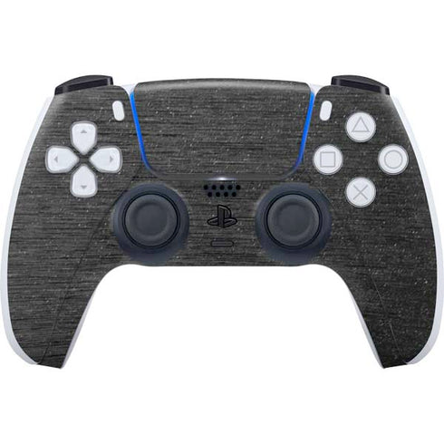 Black Brushed Steel Texture PlayStation PS5 Skins
