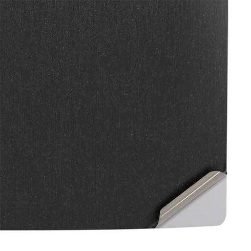 Black Brushed Steel Texture PS5 Pro Console Skin
