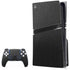 Black Brushed Steel Texture PS5 Pro Disk Bundle Skin
