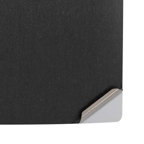 Black Brushed Steel Texture PS5 Pro Disk Console Skin