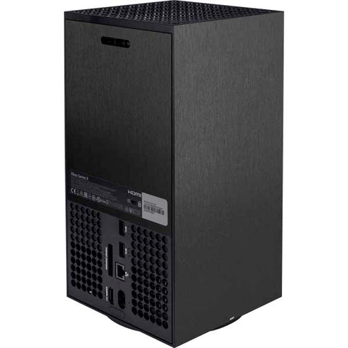 Specialty Vinyl Black Brushed Steel Texture Xbox Series X Bundle Skin