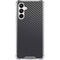 Black Carbon Fiber Specialty Texture Material Galaxy A16 5G Clear Case