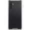 Black Carbon Fiber Specialty Texture Material Galaxy A17 Clear Case