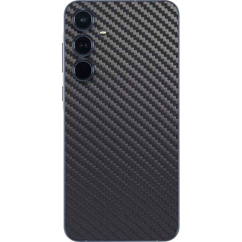 Black Carbon Fiber Specialty Texture Material Galaxy A36 5G Skin
