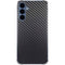 Black Carbon Fiber Specialty Texture Material Galaxy A55 5G Clear Case