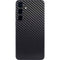 Black Carbon Fiber Specialty Texture Material Galaxy S25 Plus Skin