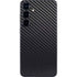 Black Carbon Fiber Specialty Texture Material Galaxy S25 Plus Skin