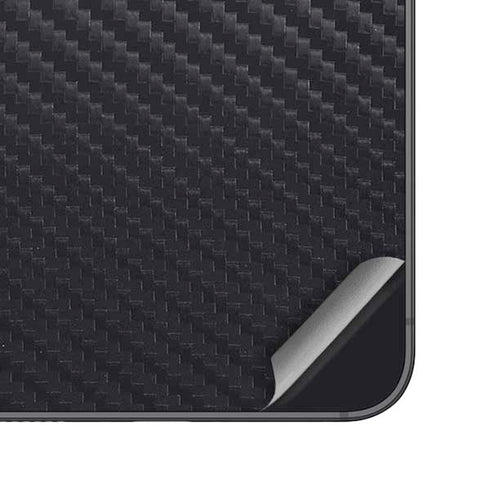 Black Carbon Fiber Specialty Texture Material Galaxy S24 Plus Skin