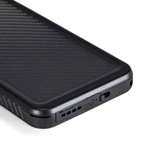 Black Carbon Fiber Specialty Texture Material Galaxy S24 Plus Waterproof Case