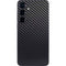 Black Carbon Fiber Specialty Texture Material Galaxy S25 Skin