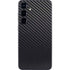 Black Carbon Fiber Specialty Texture Material Galaxy S25 Skin