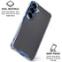Black Carbon Fiber Specialty Texture Material Galaxy S25 Plus Clear Case