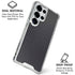 Black Carbon Fiber Specialty Texture Material Galaxy S25 Ultra Clear Case