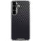 Black Carbon Fiber Specialty Texture Material Galaxy S26 Clear Case