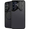 Black Carbon Fiber Specialty Texture Material Galaxy S26 Kickstand Case