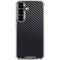 Black Carbon Fiber Specialty Texture Material Galaxy S26 Plus Clear Case