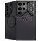 Black Carbon Fiber Specialty Texture Material Galaxy S26 Ultra Kickstand Case