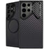 Black Carbon Fiber Specialty Texture Material Galaxy S26 Ultra Kickstand Case