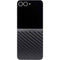 Black Carbon Fiber Specialty Texture Material Galaxy Z Flip6 Skin
