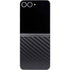 Black Carbon Fiber Specialty Texture Material Galaxy Z Flip6 Skin