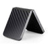 Black Carbon Fiber Specialty Texture Material Galaxy Z Flip6 Skin